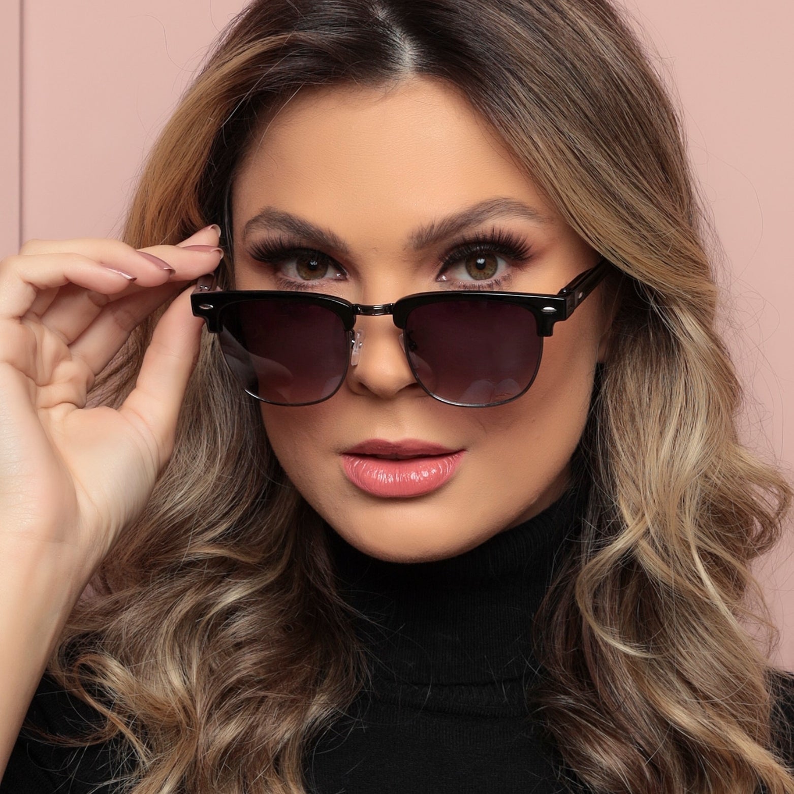 Óculos de Sol Unissex Clubmaster Lente UV 400 | LUXEJ ©