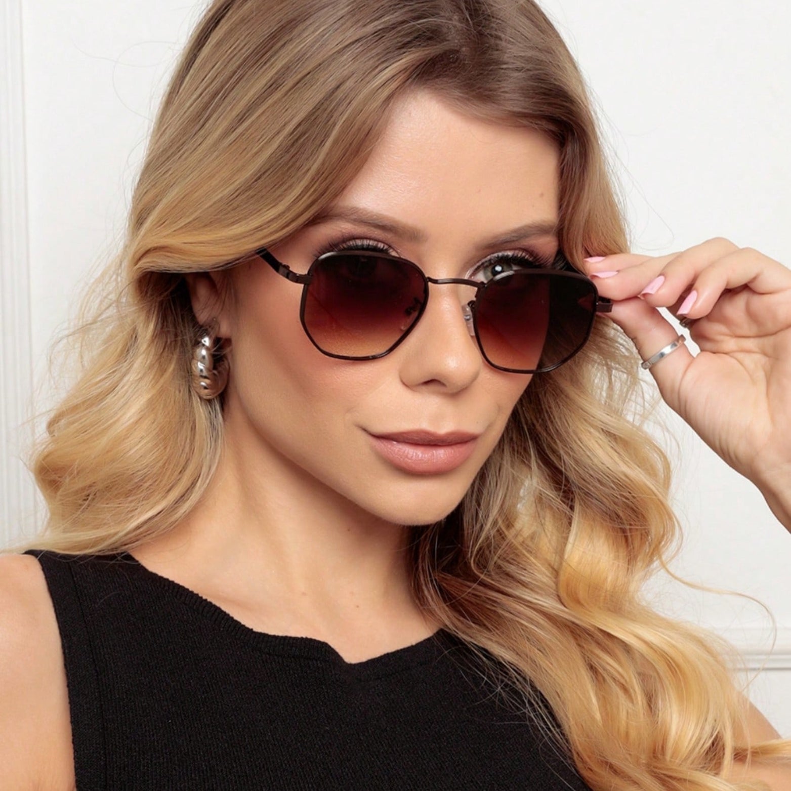 Óculos de Sol Unissex Fashion Lente UV400 | LUXEJ ©