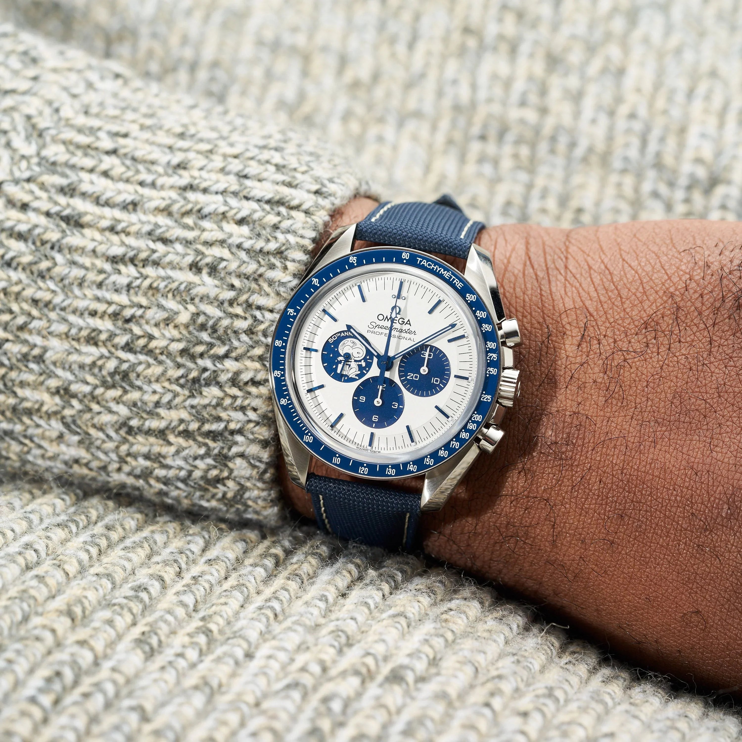 Relógio Masculino Bacán Branco e Azul – O Relógio do Momento | Exclusivo na Luxej ©