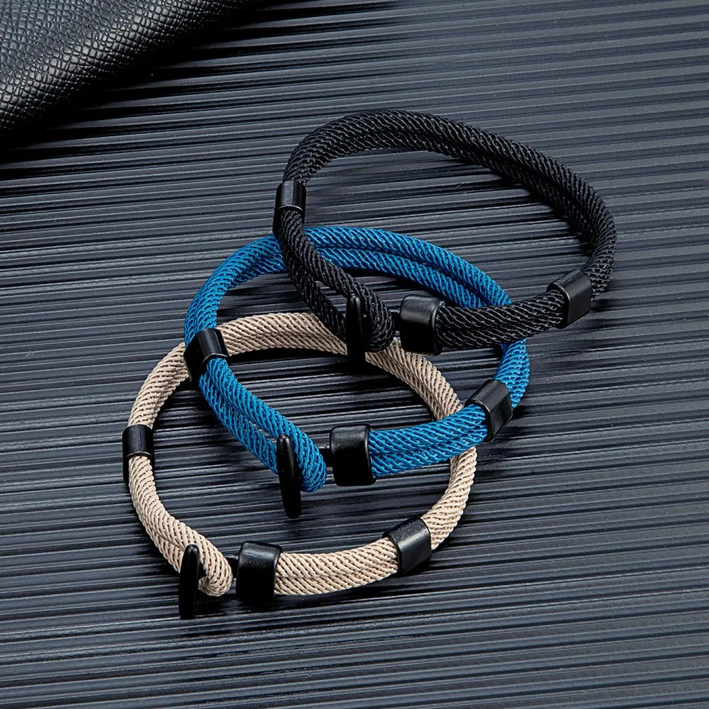 Pulseira de Corda Milan Azul Padang | LUXEJ ©
