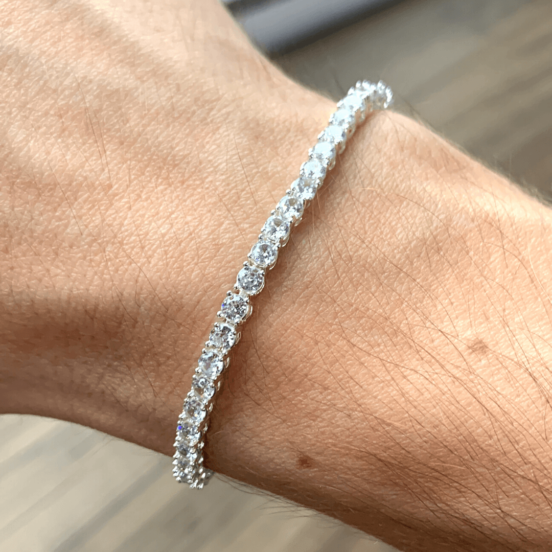Pulseira Clear Minimalista Masculina | Luxej ©