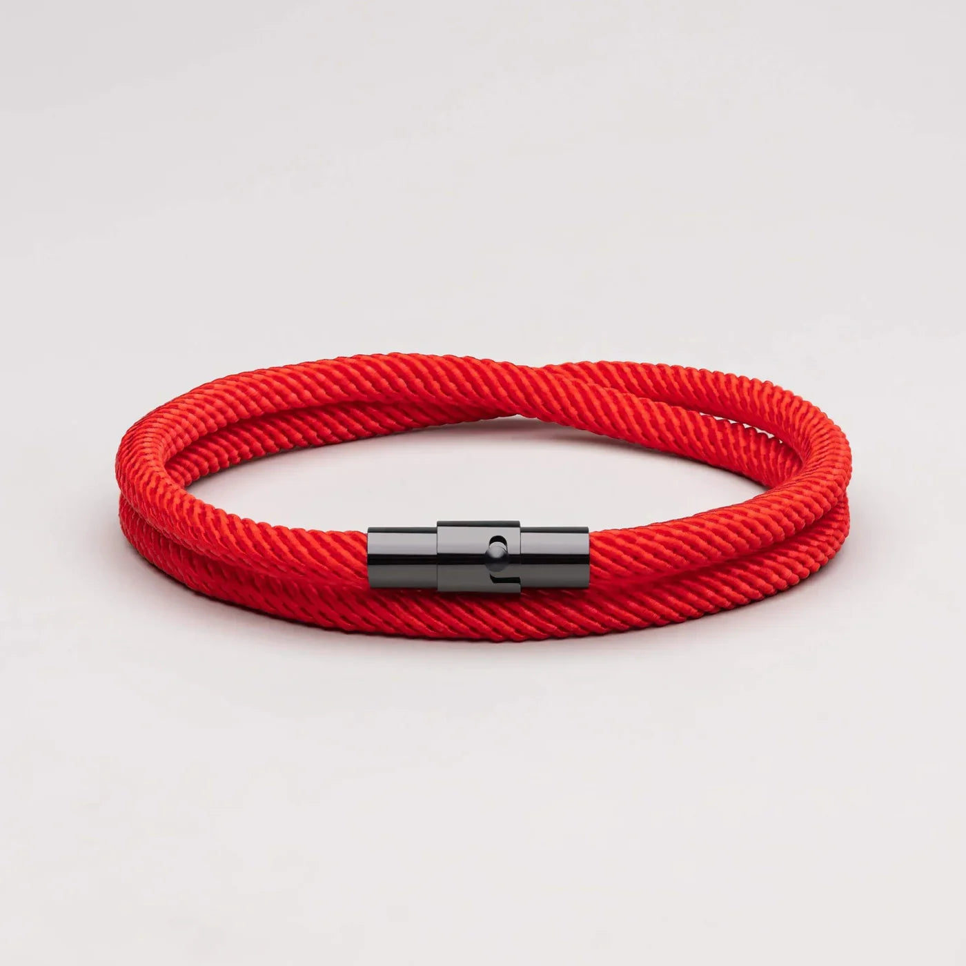 Pulseira de Corda Milan Vermelha Minimalista Wave | LUXEJ ©