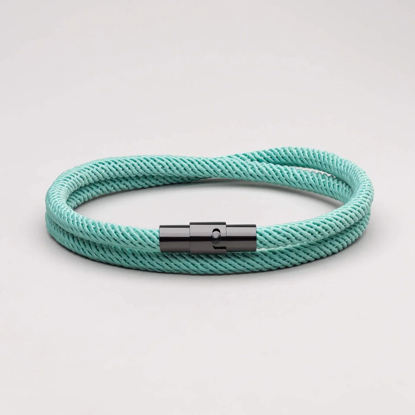 Pulseira de Corda Milan Azul Claro Minimalista Wave | LUXEJ ©
