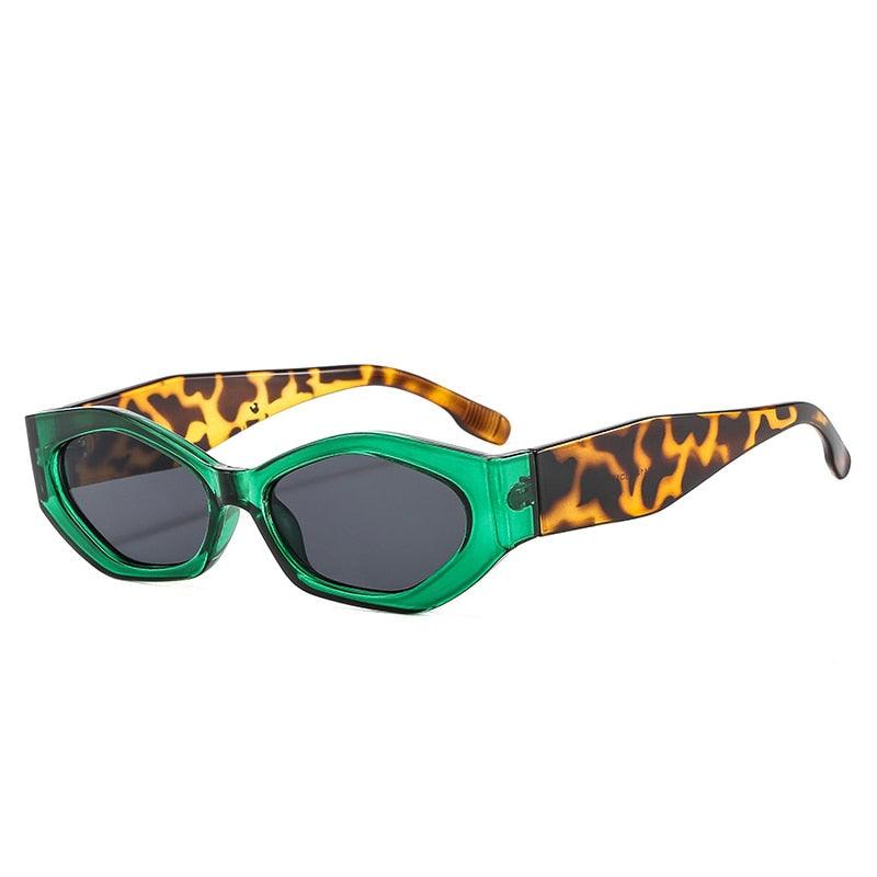 Óculos de Sol Vintage Polígono Gatinho UV400 | Luxej ©