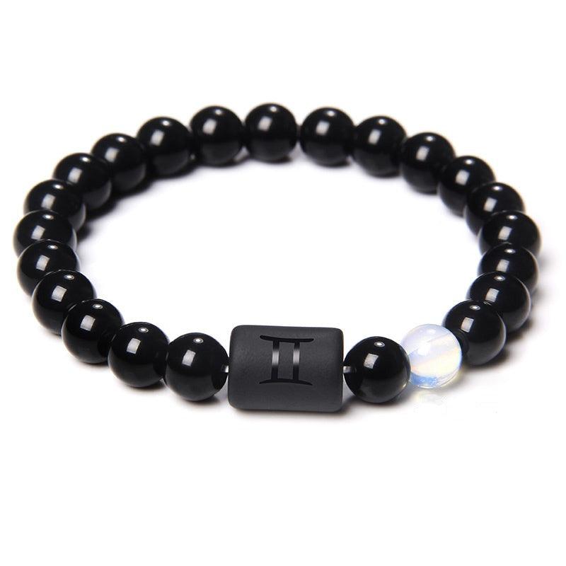 Pulseira Constelação Masculina Minimalista de Pedras Naturais | Luxej ©