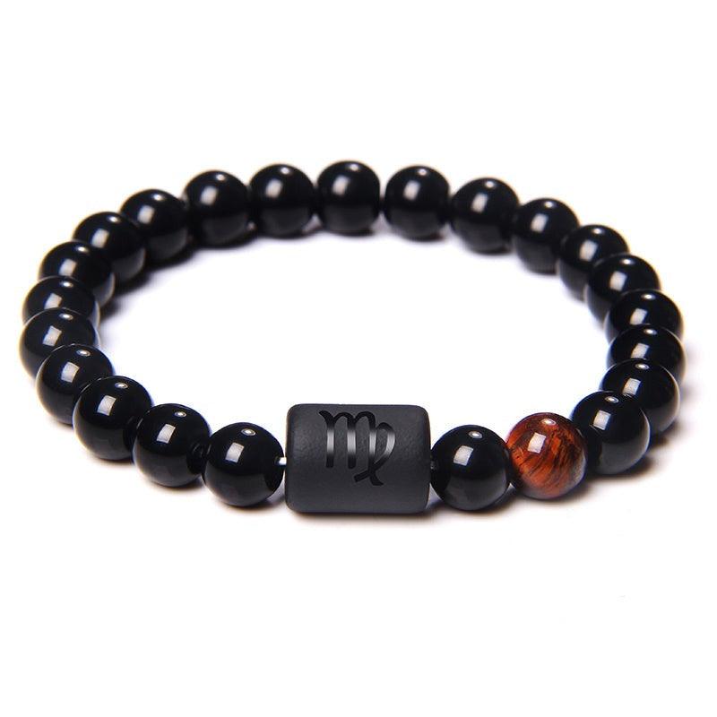 Pulseira Constelação Masculina Minimalista de Pedras Naturais | Luxej ©