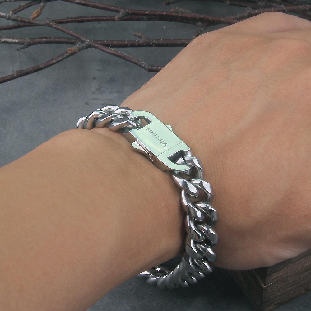 Pulseira Cuban em Aço Inoxidável de Alta Resistência | Luxej ©
