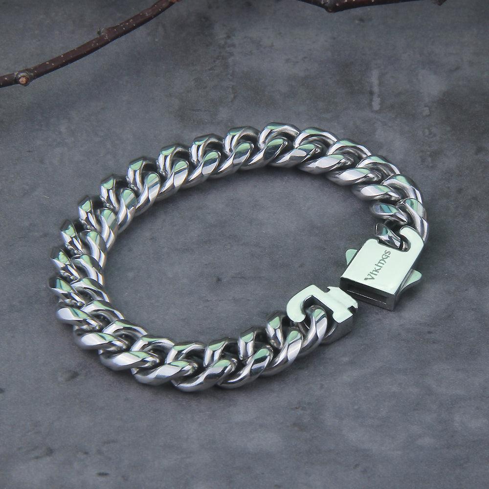 Pulseira Cuban em Aço Inoxidável de Alta Resistência | Luxej ©