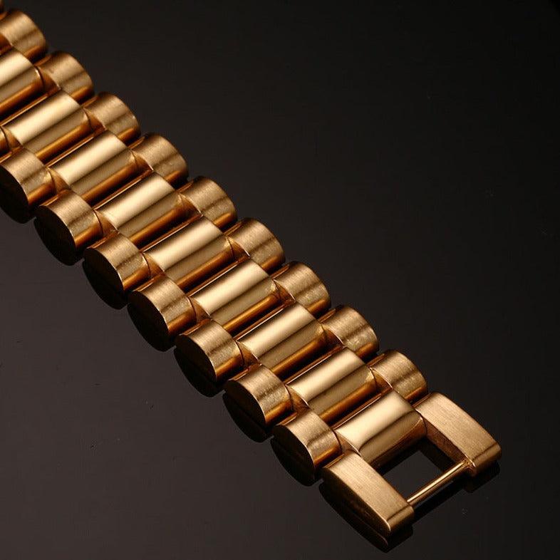 Pulseira Royalty Folheada a Ouro Premium Masculina | Luxej ©
