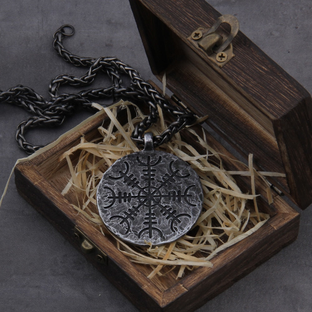 Colar Vegvisir + Pulseira Viking Masculina | Luxej ©