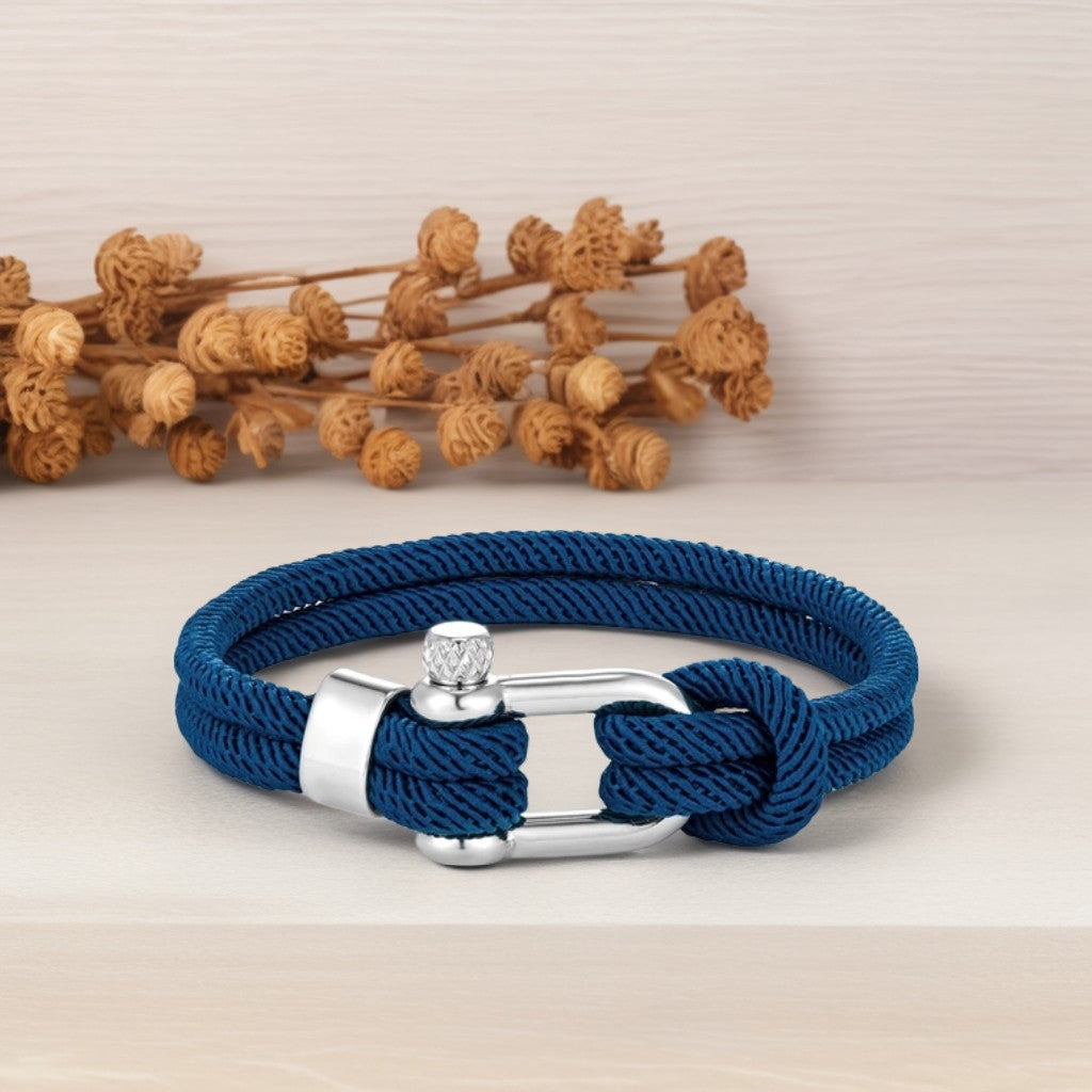 Pulseira de Corda Azul Malibu | LUXEJ ©